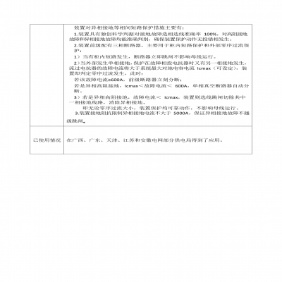 智能型接地消弧選線裝置列入南方電網(wǎng)公司新技術試點應用目錄（2017-2018年版）